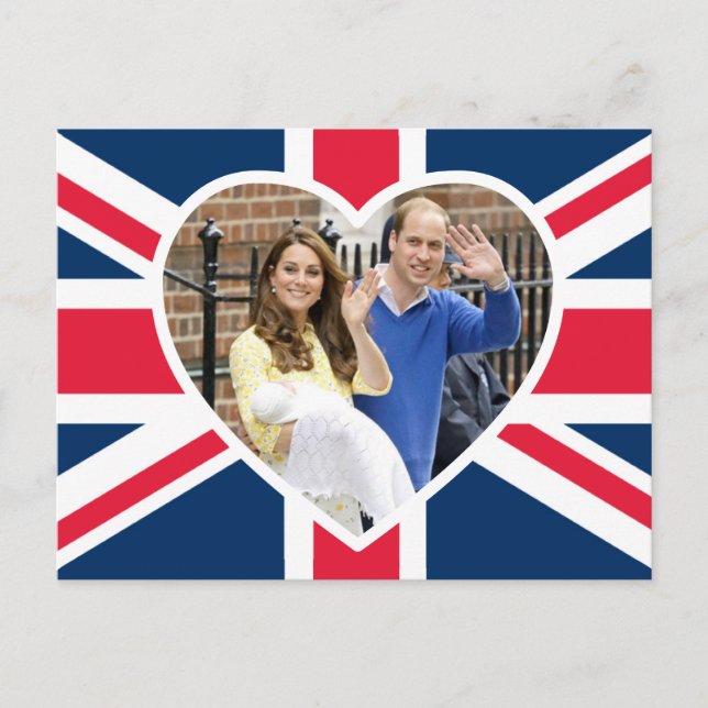 Postal Charlotte Elizabeth Diana - Británica Will Kate (Anverso)