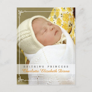 Postal Charlotte Elizabeth Diana - William Kate