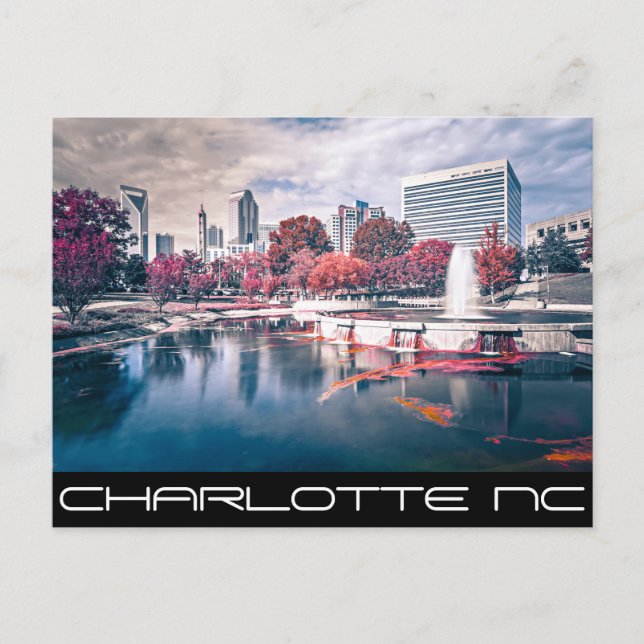 Postal Charlotte NC-QUEEN (Anverso)