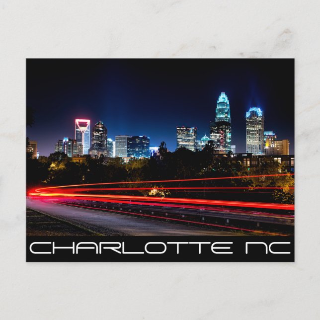 Postal Charlotte NC-QUEEN (Anverso)