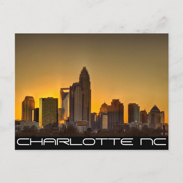 Postal Charlotte NC-QUEEN (Anverso)