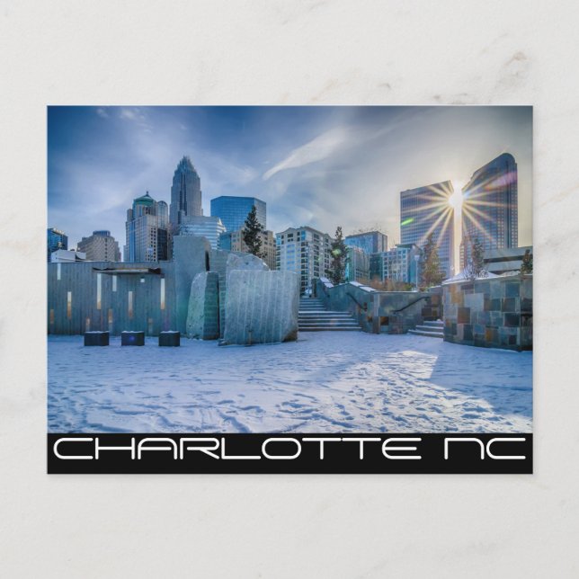 Postal Charlotte NC-QUEEN (Anverso)