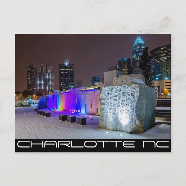 Postal Charlotte NC-QUEEN (Anverso)
