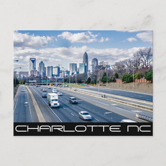 Postal Charlotte NC-QUEEN (Anverso)