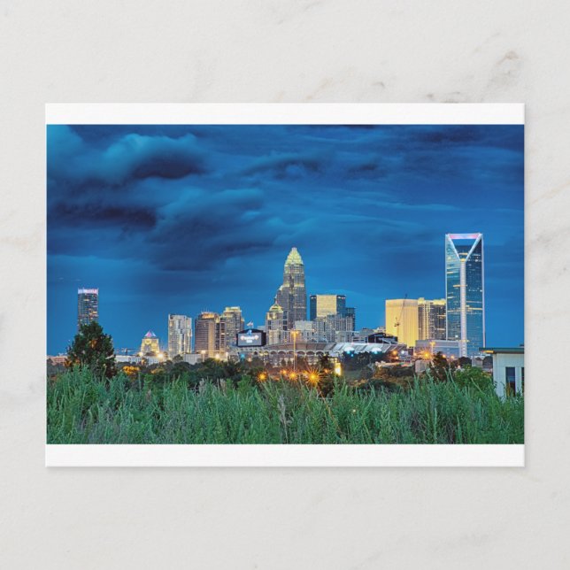 Postal charlotte nc skyline (Anverso)