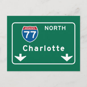 Postal Charlotte, Rótulo de Carretera NC