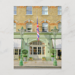 Postal Charlotte Street, Fitzrovia, London UK Postcard