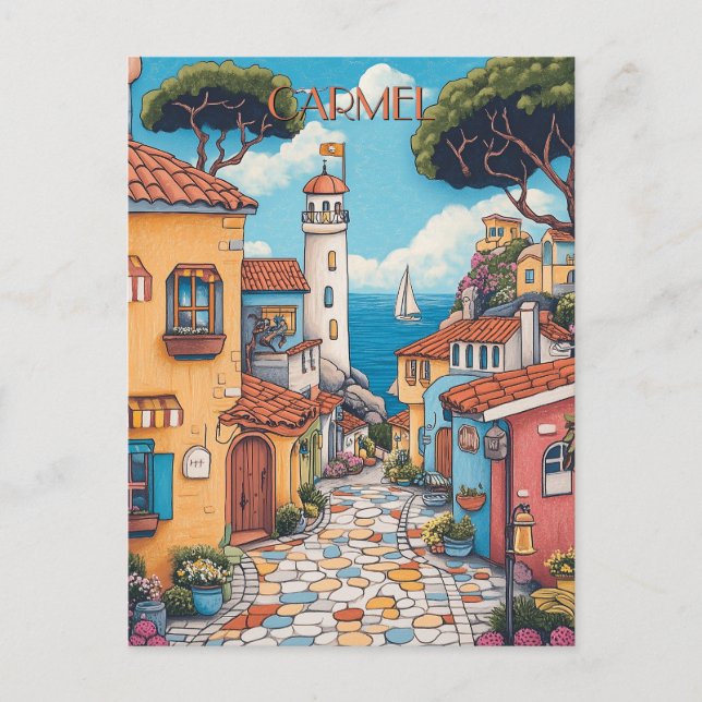 Postal Charm Carmel California (Anverso)
