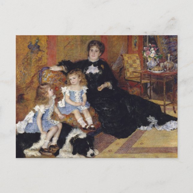 Postal Charpentier por Renoir Impresionist Painting (Anverso)