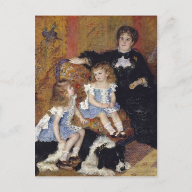 Postal Charpentier por Renoir Impresionist Painting (Anverso)