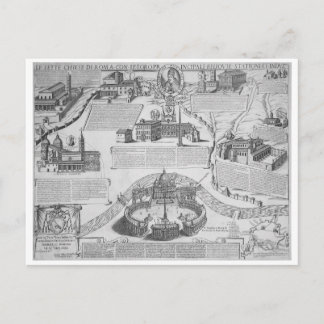 Postal Charta Postalis Indulgentiae VII Ecclesiarum Urbis