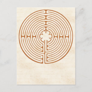 Postal Chartres Labyrinth