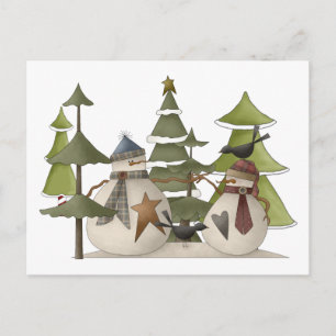 Postal Chat de Snowman