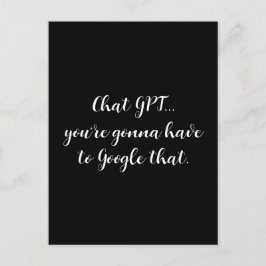 Postal Chat GPT Post Card