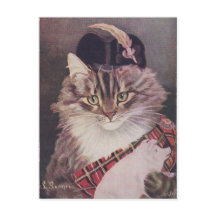 chat Joueur de cornemuse