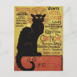 Postal Chat Noir, Vente Hôtel Drouot Steinlen Bella Artes