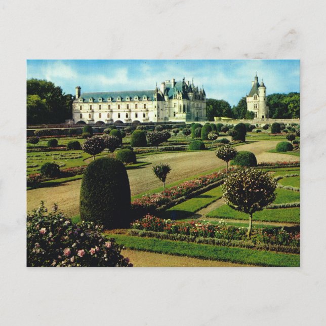 Postal Chateau Chenonceau, Indre et Loire (Anverso)