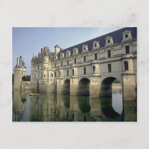 Postal Chateau, Chenonceau, Indre/Loir, Francia