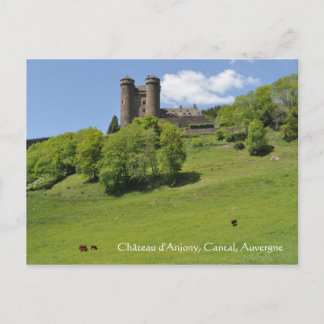 Postal Château d'Anjony, Auvernia