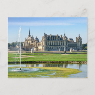 Postal Chateau de Chantilly y el jardín Le Notre - Franci