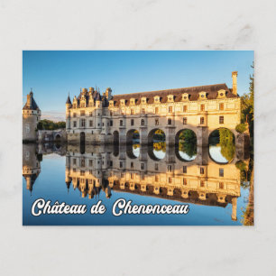 Postal Chateau de Chenonceau, Francia