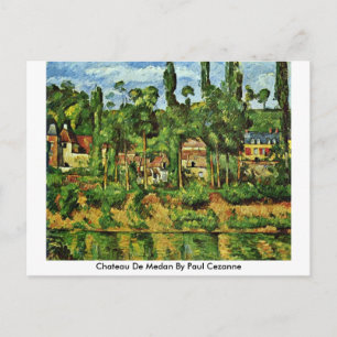 Postal Chateau De Medan Por Paul Cezanne