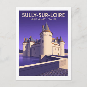 Postal Château de Sully-sur-Loire Francia Viajes