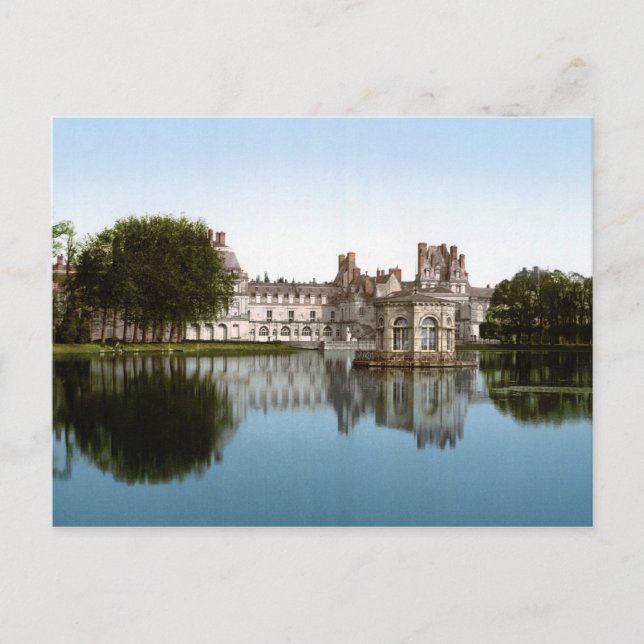 Postal Chateau Fontainebleau (Anverso)