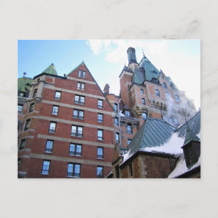 Postal Chateau Frontenac, Quebec, Canadá