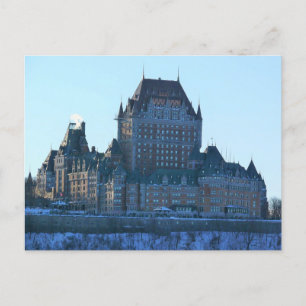 Postal Chateau Frontenac, Quebec, Canadá