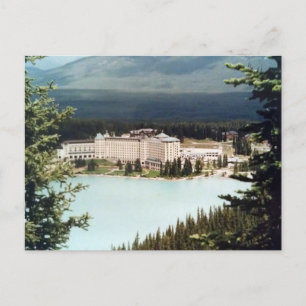 Postal Chateau Lake Louise en Alberta, Canadá