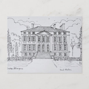 Postal Chateau Margaux   Burdeos, Francia