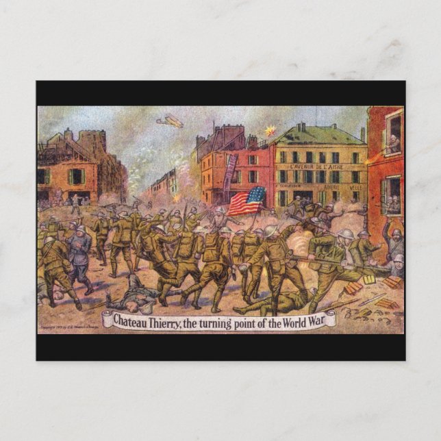 Postal Chateau Thierry (Anverso)