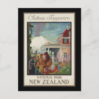 Postal Chateau Tongariro Nueva Zelanda