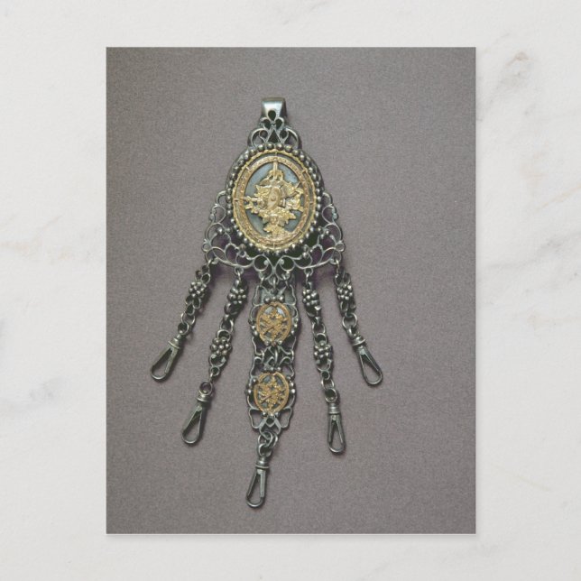 Postal Chatelaine, finales del siglo XVIII (Anverso)