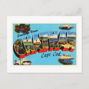 Postal Chatham Cape Cod Massachusetts MAMÁES de recuerdo 