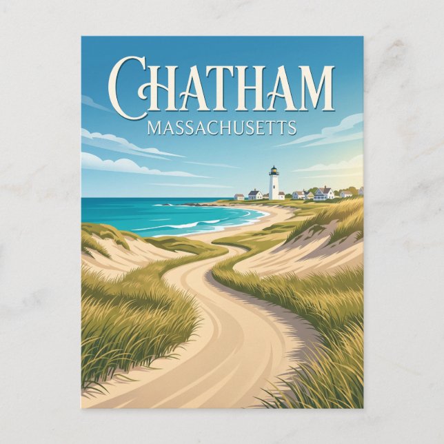 Postal Chatham EE. UU. (Anverso)