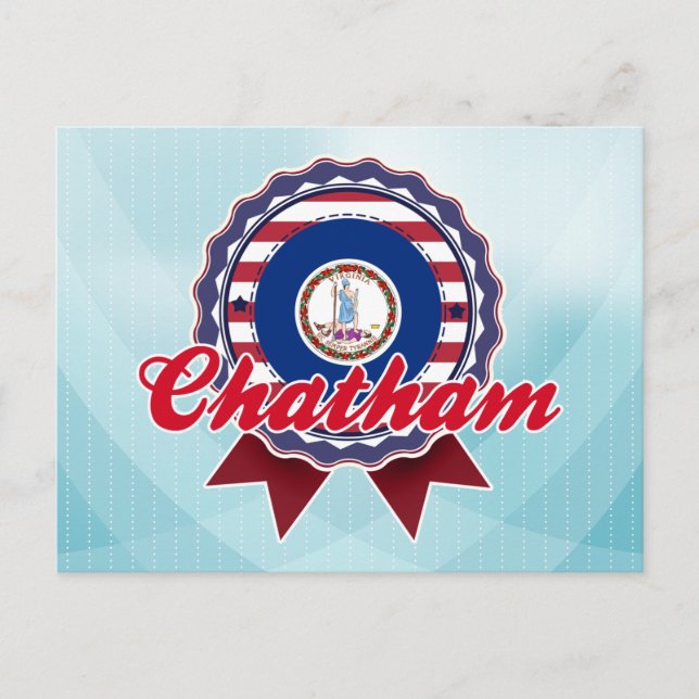 Postal Chatham, VA (Anverso)