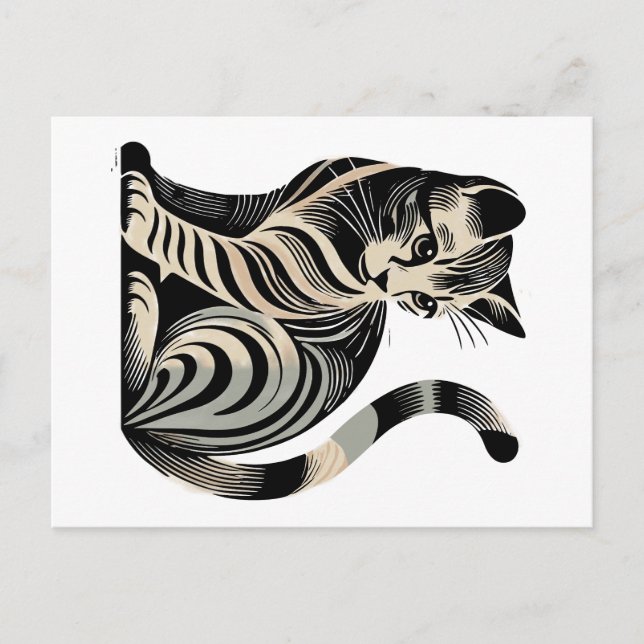 Postal Chaton (Anverso)