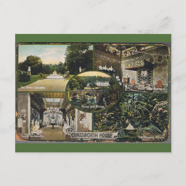 Postal Chatsworth House (Anverso)