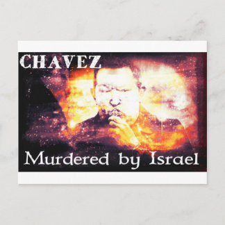 Postal Chávez asesinado por Israel
