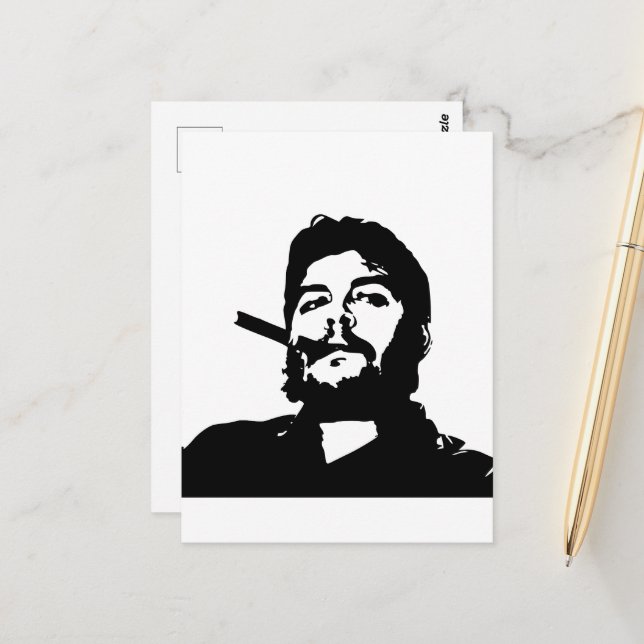 Postal Che Guevara, Comandante, Revolución, Cuba, La Haba (Anverso/Reverso In Situ)