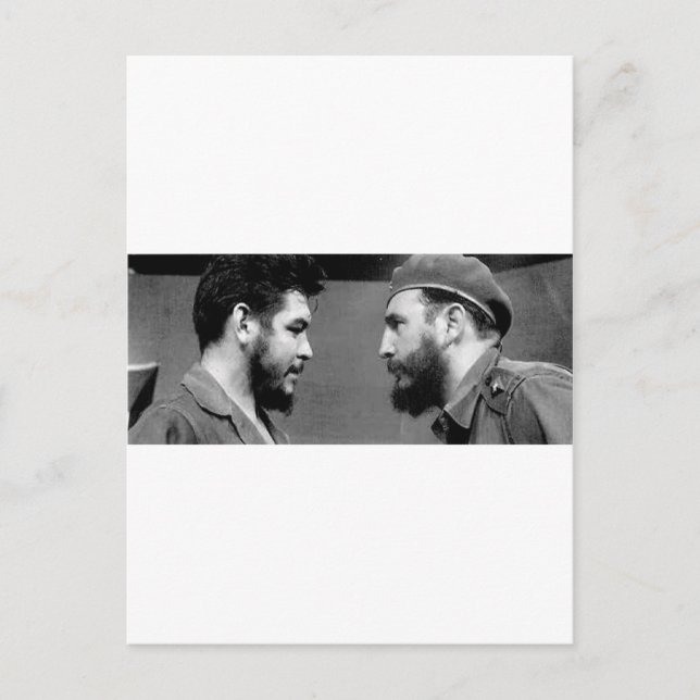 Postal Che-y-Fidel (Anverso)