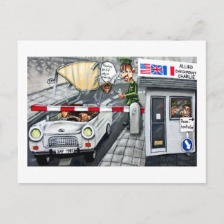 Postal Checkpoint Charlie, Berlín, Personalizado