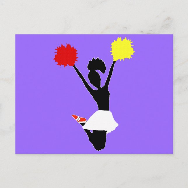 Postal Cheerhead Silhouette (Anverso)