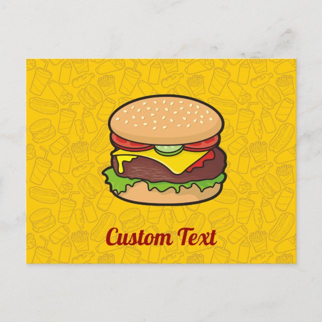 Postal Cheeseburger (Anverso)