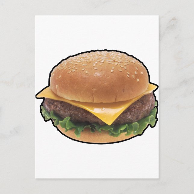 Postal Cheeseburger (Anverso)