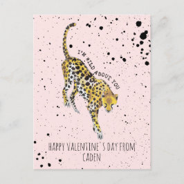 Postal Cheetah Wild Acerca De Tu Aula Valentine