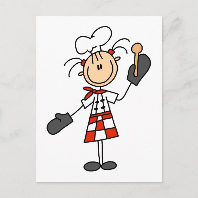 Postal Chef con camisetas y regalos de Oven Mitts