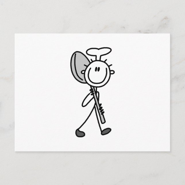 Postal Chef Con Cuchara (Anverso)